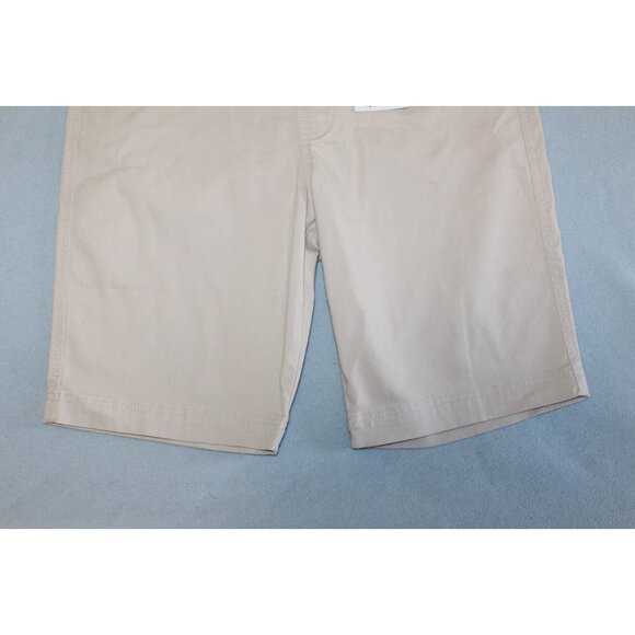 Gloria Vanderbilt Pull On Beige High Rise Shape Effect Bermuda Shorts 14P NWT - Picture 3 of 5